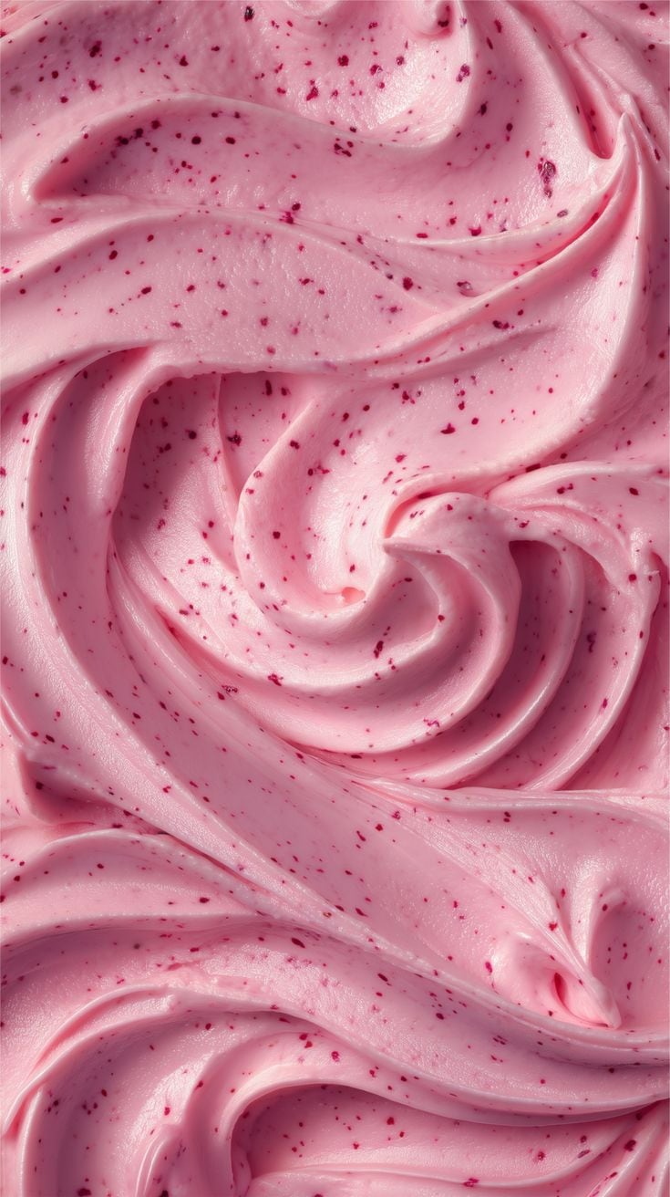 Texture d'un sorbet fraîchement turbiné
