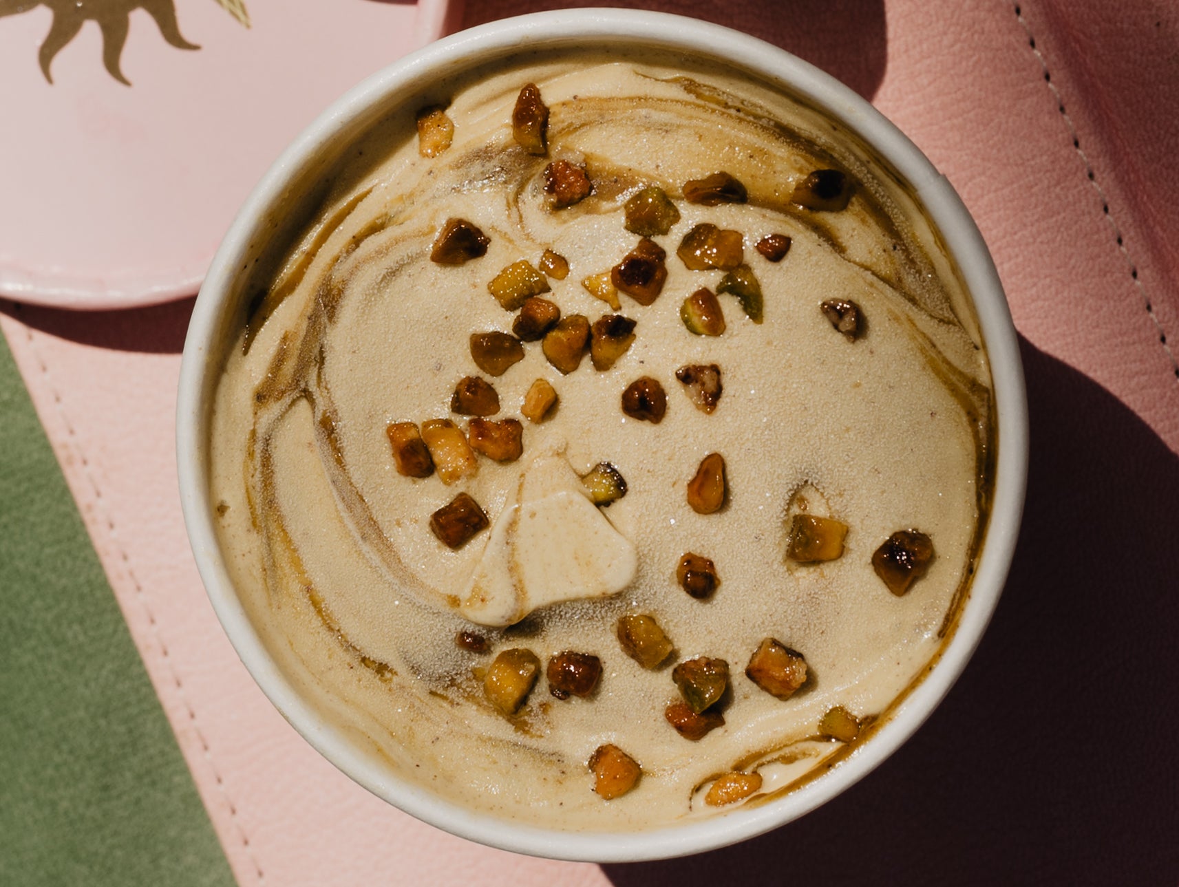 Crème glacée Pistache & fleur d’oranger